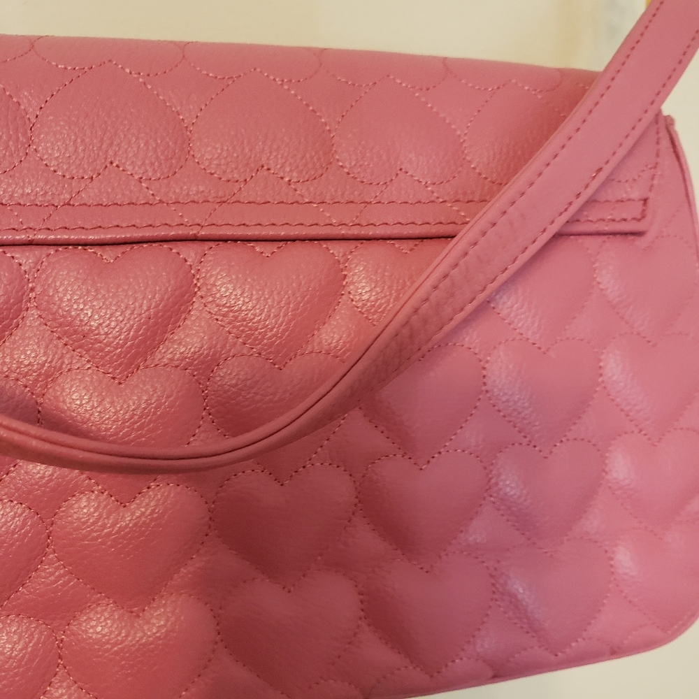 Heart quilted pink bag - Picture 7 of 7